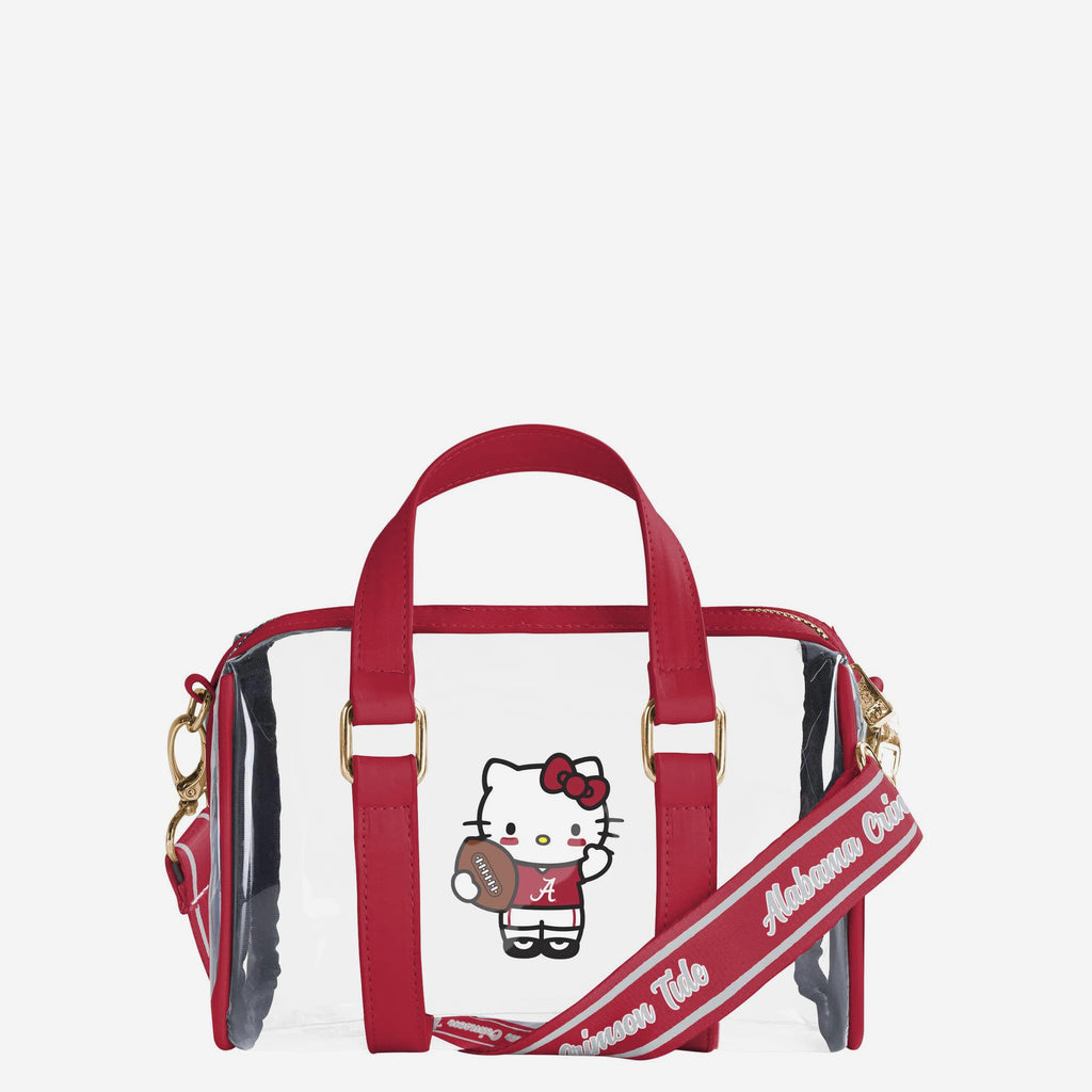 Alabama Crimson Tide Hello Kitty® Clear Barrel Bag FOCO - FOCO.com