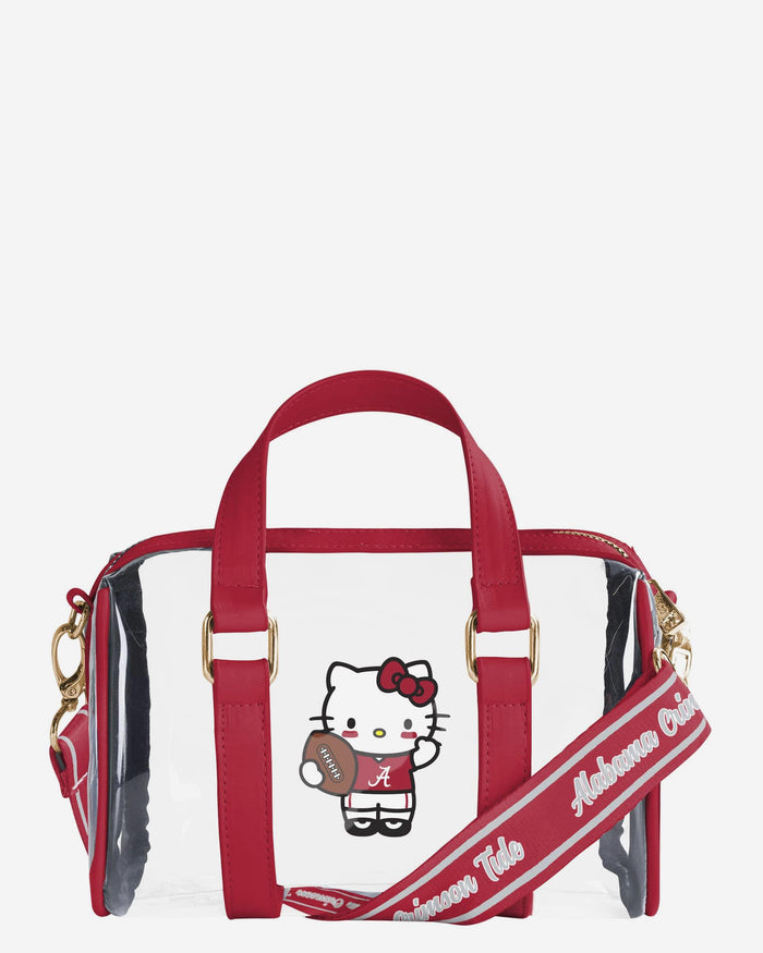 Alabama Crimson Tide Hello Kitty® Clear Barrel Bag FOCO - FOCO.com