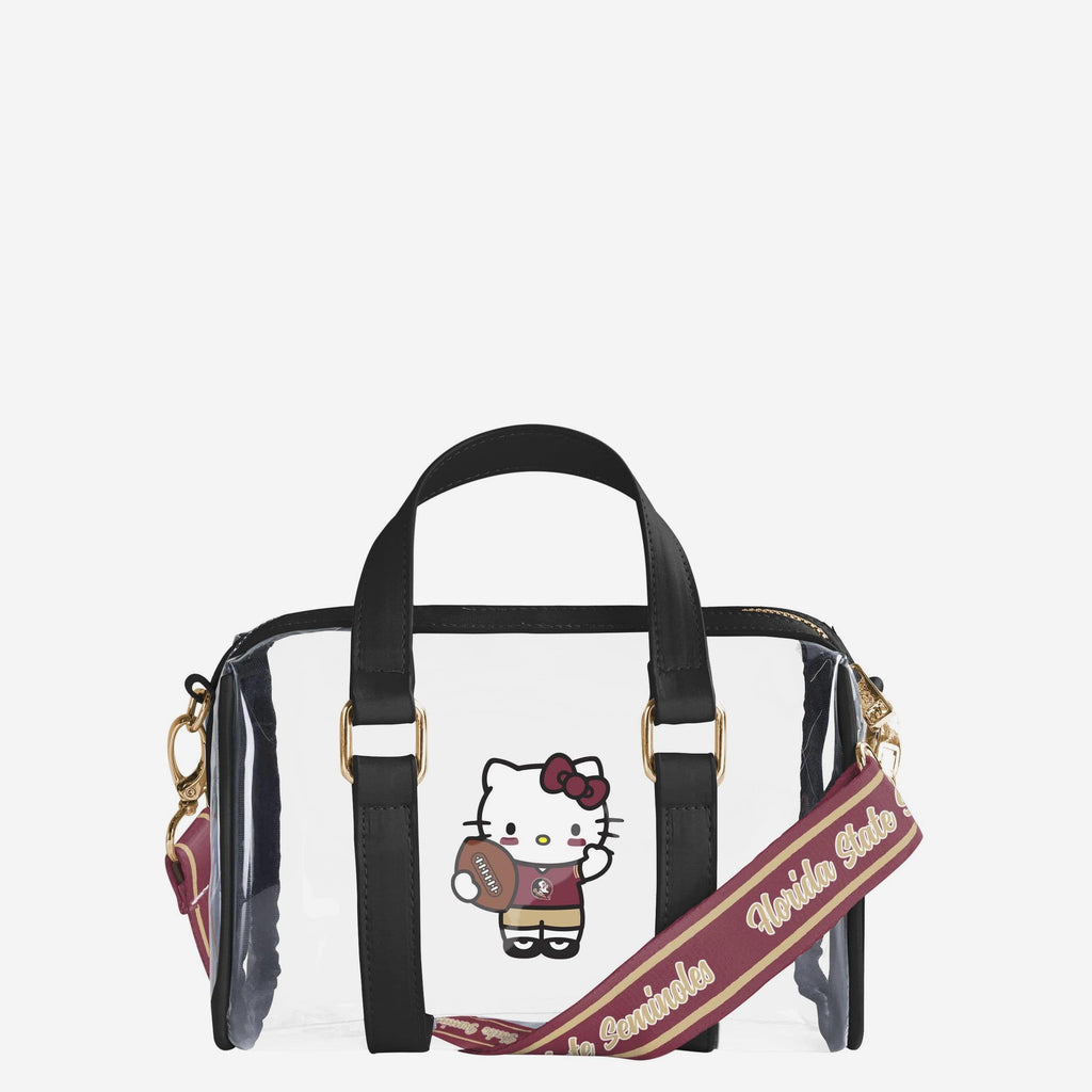 Florida State Seminoles Hello Kitty® Clear Barrel Bag FOCO - FOCO.com