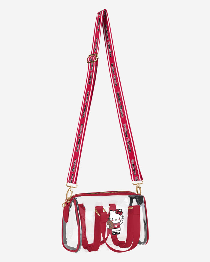 Indiana Hoosiers Hello Kitty® Clear Barrel Bag FOCO - FOCO.com