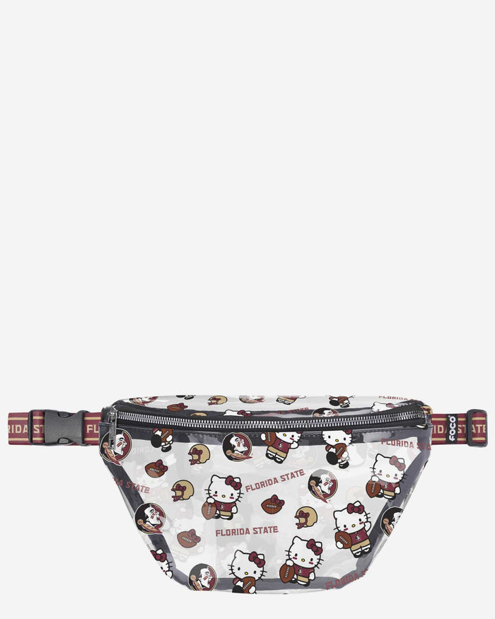 Florida State Seminoles Hello Kitty® Clear Fanny Pack FOCO - FOCO.com