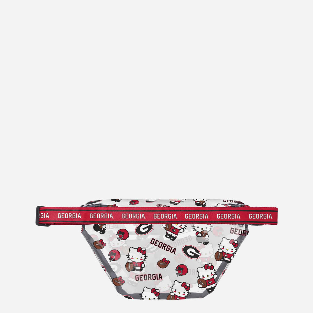 Georgia Bulldogs Hello Kitty® Clear Fanny Pack FOCO