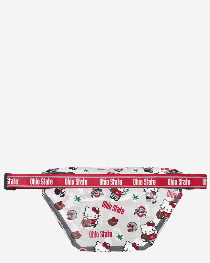 Ohio State Buckeyes Hello Kitty® Clear Fanny Pack FOCO - FOCO.com