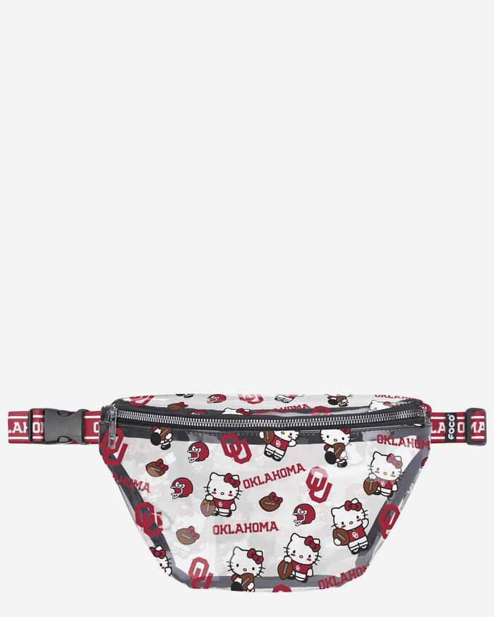 Oklahoma Sooners Hello Kitty® Clear Fanny Pack FOCO - FOCO.com