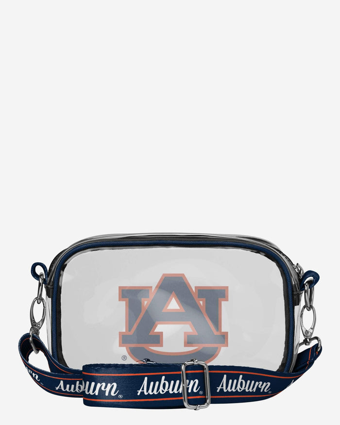 Auburn Tigers Team Stripe Clear Crossbody Bag FOCO - FOCO.com