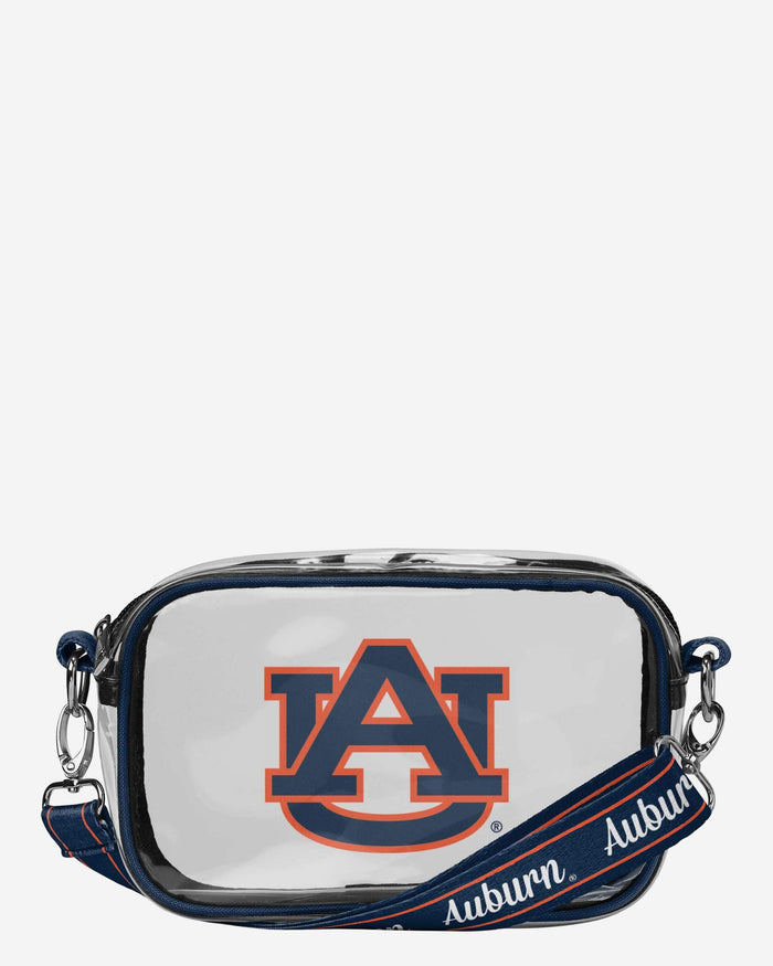 Auburn Tigers Team Stripe Clear Crossbody Bag FOCO - FOCO.com