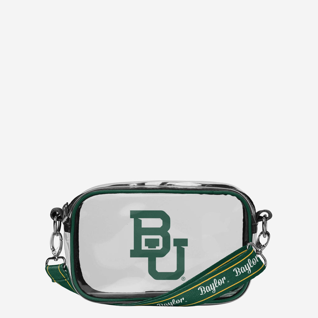 Baylor Bears Team Stripe Clear Crossbody Bag FOCO - FOCO.com