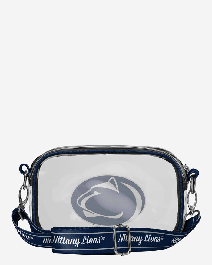 Penn State Nittany Lions Team Stripe Clear Crossbody Bag FOCO - FOCO.com