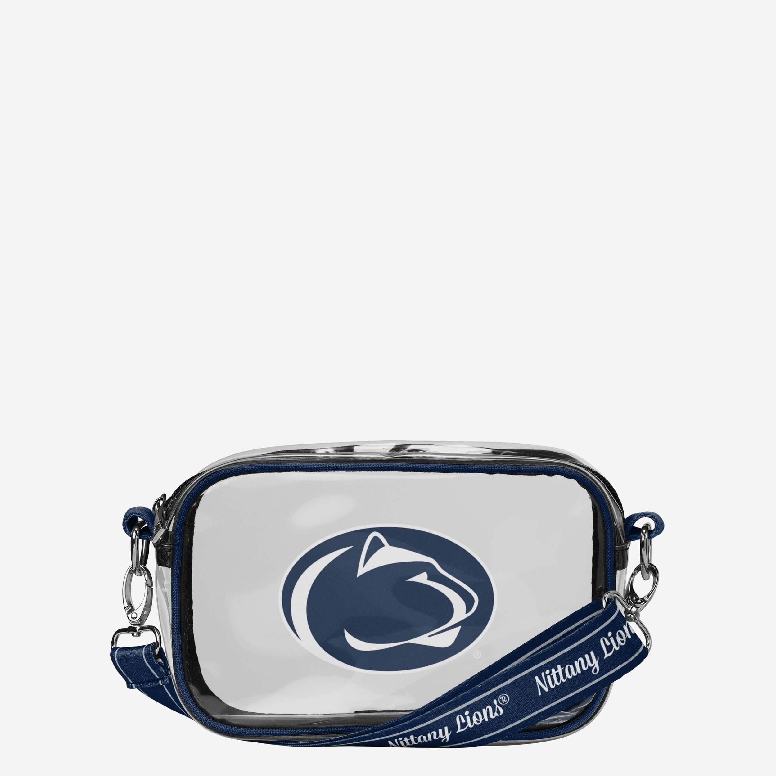 Penn State Nittany Lions Team Stripe Clear Crossbody Bag FOCO