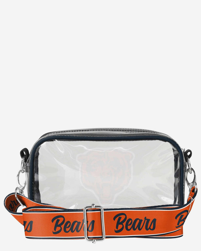 Chicago Bears Chenille Logo Clear Crossbody Bag FOCO - FOCO.com