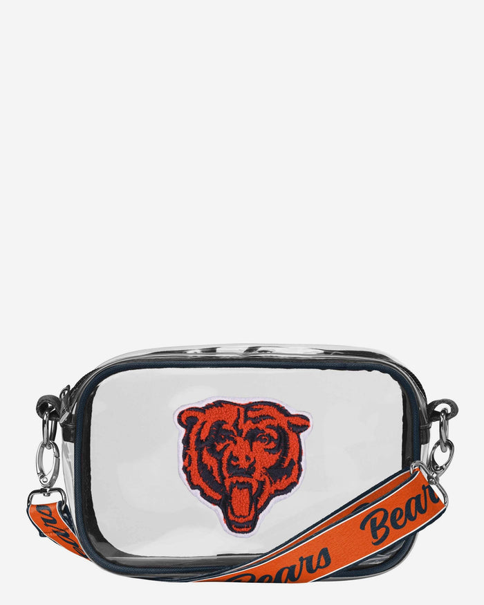Chicago Bears Chenille Logo Clear Crossbody Bag FOCO - FOCO.com