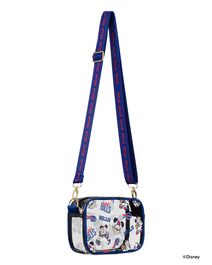 Buffalo Bills Mickey Mouse Disney Repeat Print Clear Crossbody Bag FOCO - FOCO.com