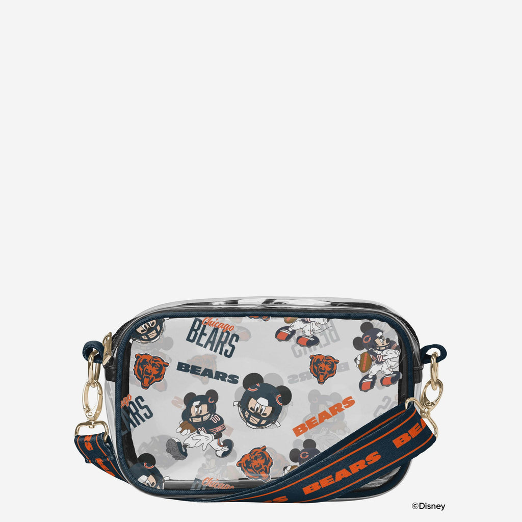Chicago Bears Mickey Mouse Disney Repeat Print Clear Crossbody Bag FOCO - FOCO.com