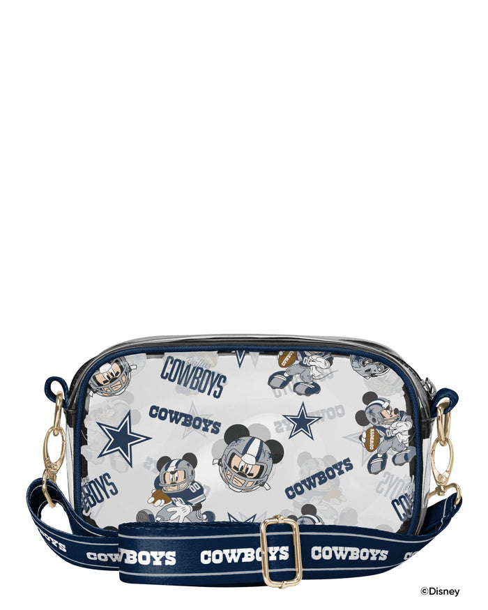 Dallas Cowboys Mickey Mouse Disney Repeat Print Clear Crossbody Bag FOCO - FOCO.com