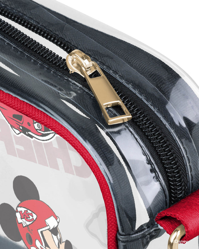 Kansas City Chiefs Mickey Mouse Disney Repeat Print Clear Crossbody Bag FOCO - FOCO.com