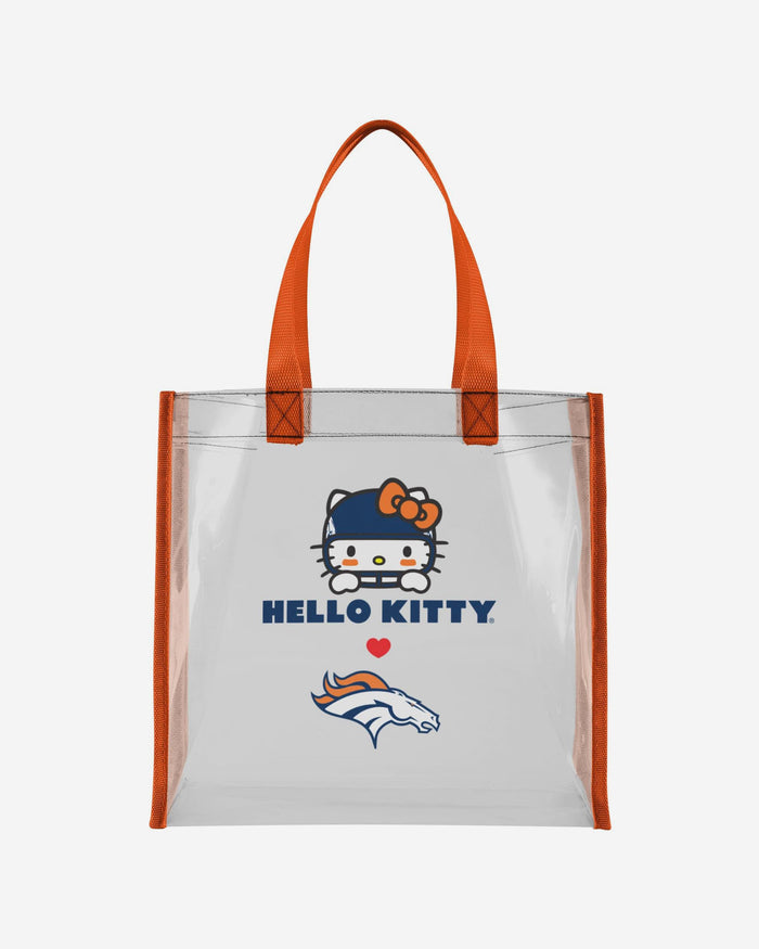 Denver Broncos Hello Kitty® Clear Tote Bag FOCO - FOCO.com