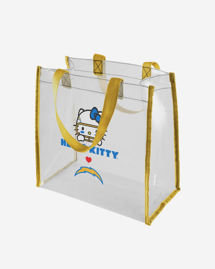 Los Angeles Chargers Hello Kitty® Clear Tote Bag FOCO - FOCO.com