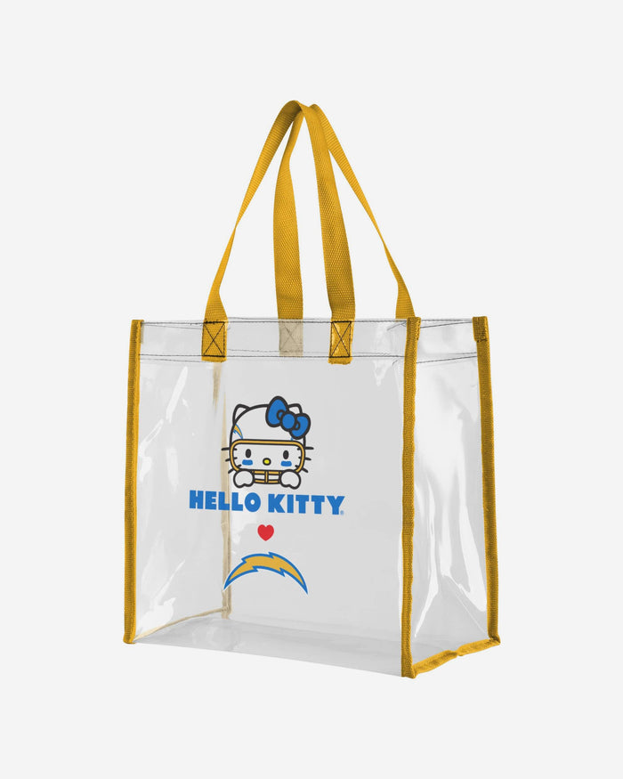 Los Angeles Chargers Hello Kitty® Clear Tote Bag FOCO - FOCO.com