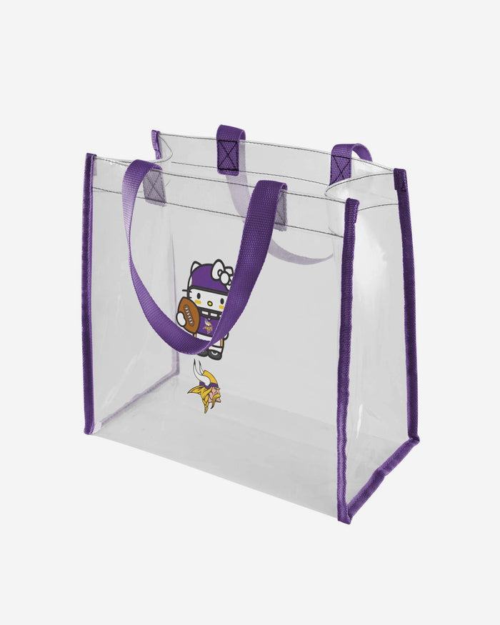 Minnesota Vikings Hello Kitty® Clear Tote Bag FOCO - FOCO.com