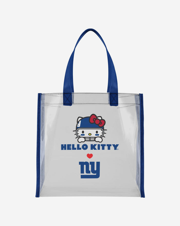 New York Giants Hello Kitty® Clear Tote Bag FOCO - FOCO.com