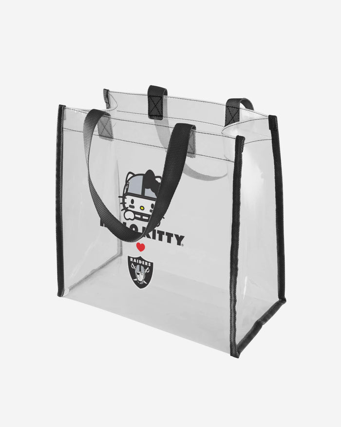 Las Vegas Raiders Hello Kitty® Clear Tote Bag FOCO - FOCO.com