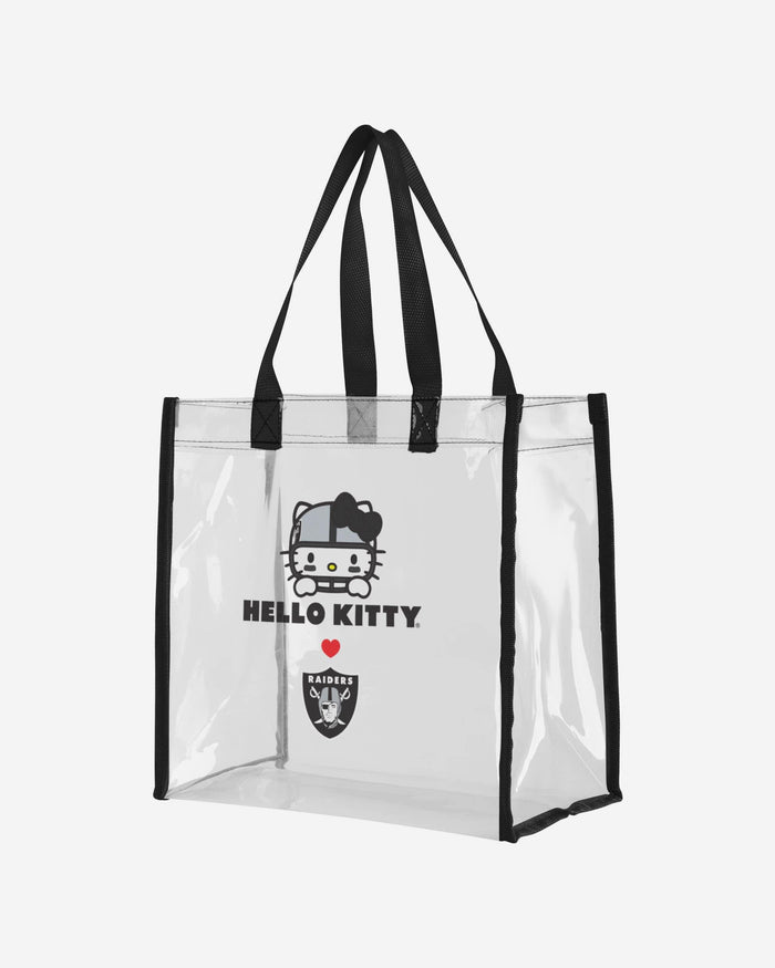 Las Vegas Raiders Hello Kitty® Clear Tote Bag FOCO - FOCO.com