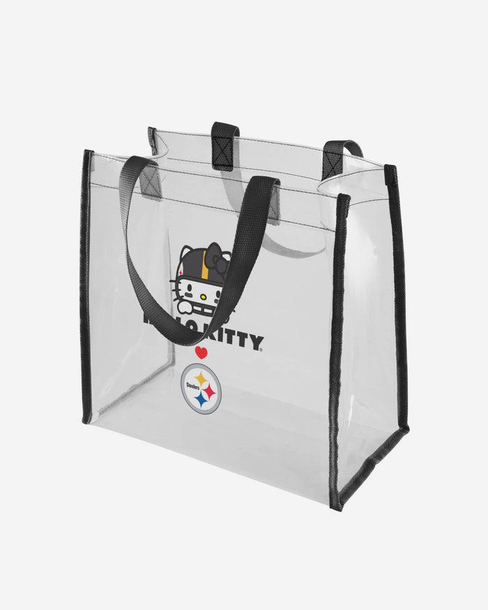 Pittsburgh Steelers Hello Kitty® Clear Tote Bag FOCO - FOCO.com