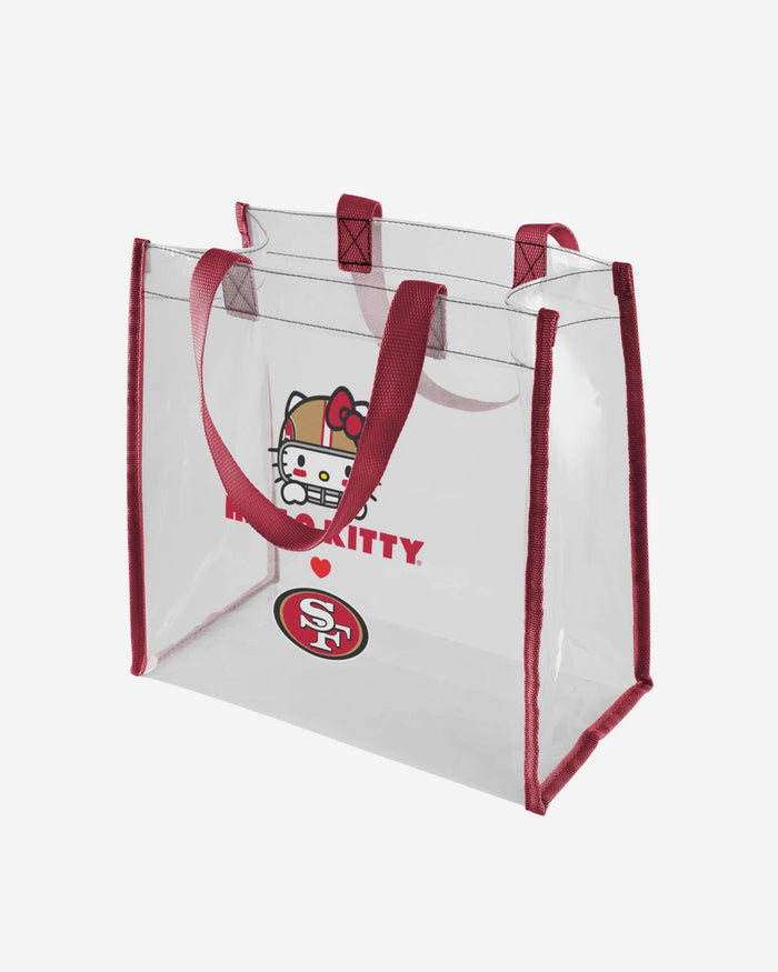 San Francisco 49ers Hello Kitty® Clear Tote Bag FOCO - FOCO.com
