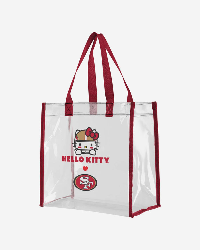 San Francisco 49ers Hello Kitty® Clear Tote Bag FOCO - FOCO.com