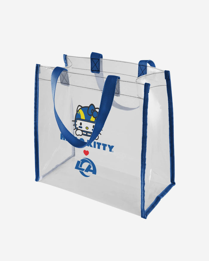 Los Angeles Rams Hello Kitty® Clear Tote Bag FOCO - FOCO.com