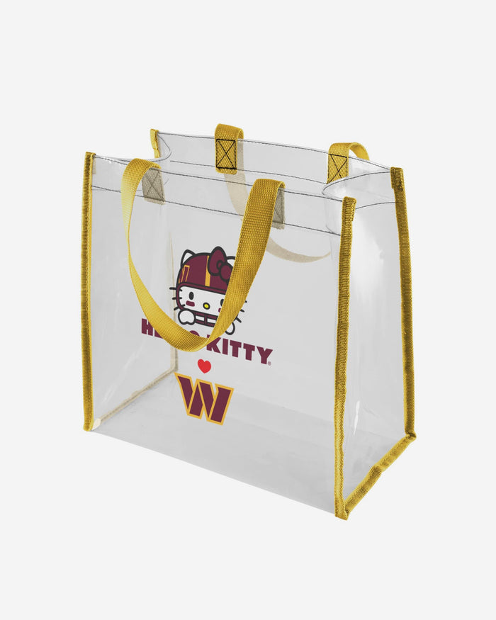 Washington Commanders Hello Kitty® Clear Tote Bag FOCO - FOCO.com