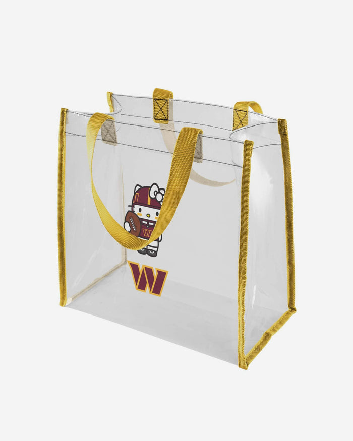 Washington Commanders Hello Kitty® Clear Tote Bag FOCO - FOCO.com