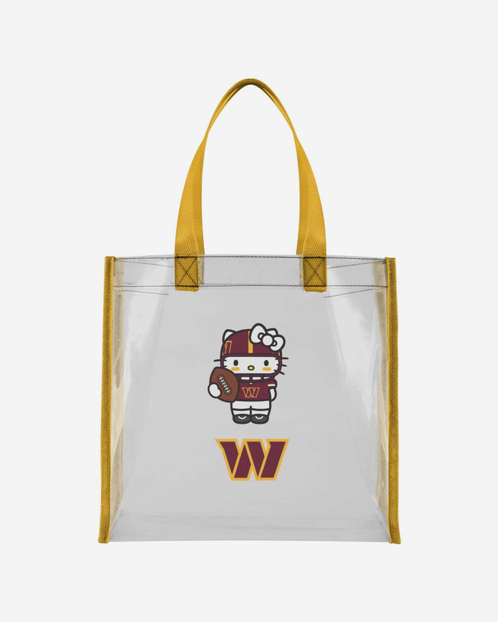 Washington Commanders Hello Kitty® Clear Tote Bag FOCO - FOCO.com