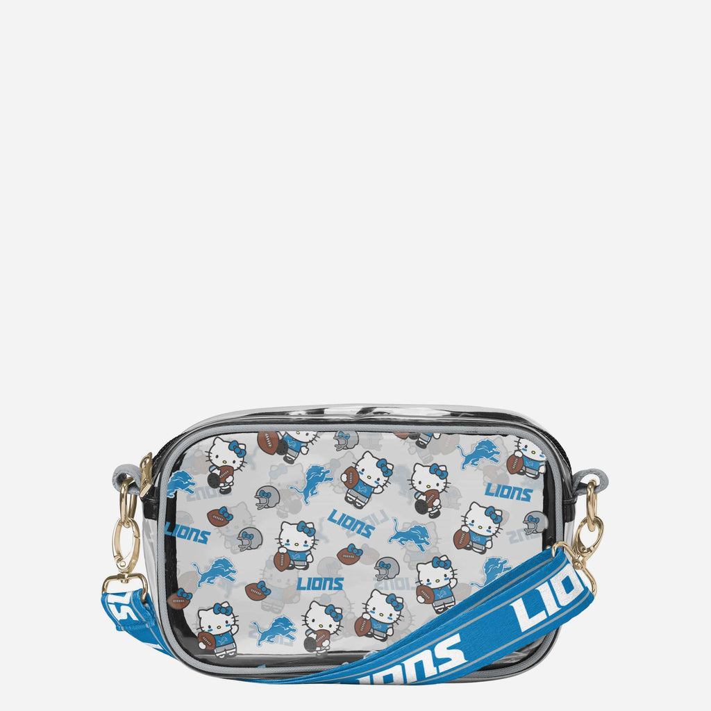 Detroit Lions Hello Kitty® Clear Crossbody Bag FOCO - FOCO.com
