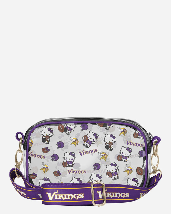 Minnesota Vikings Hello Kitty® Clear Crossbody Bag FOCO - FOCO.com