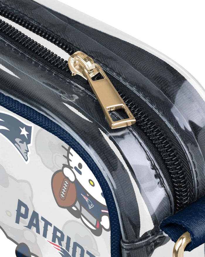 New England Patriots Hello Kitty® Clear Crossbody Bag FOCO - FOCO.com