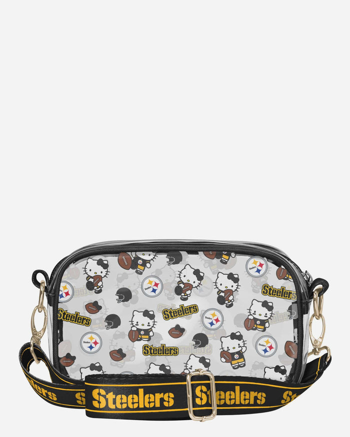 Pittsburgh Steelers Hello Kitty® Clear Crossbody Bag FOCO - FOCO.com