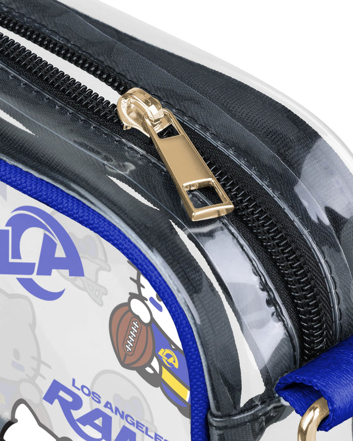 Los Angeles Rams Hello Kitty® Clear Crossbody Bag FOCO - FOCO.com