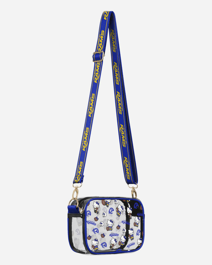 Los Angeles Rams Hello Kitty® Clear Crossbody Bag FOCO - FOCO.com