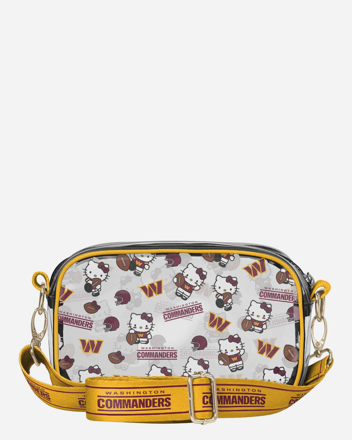 Washington Commanders Hello Kitty® Clear Crossbody Bag FOCO - FOCO.com