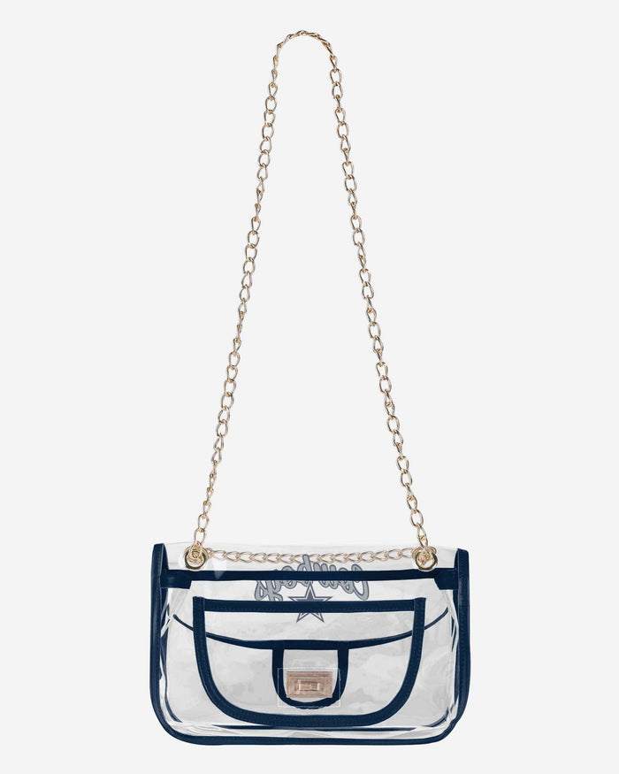 Dallas Cowboys Clear Crossbody Chain Bag FOCO