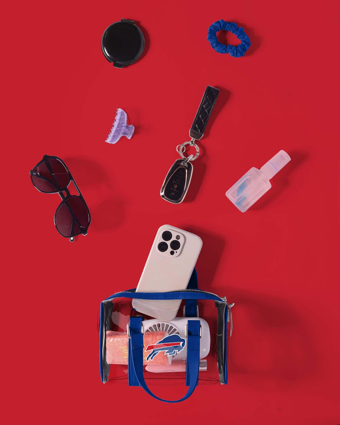 Buffalo Bills Clear Barrel Bag FOCO - FOCO.com