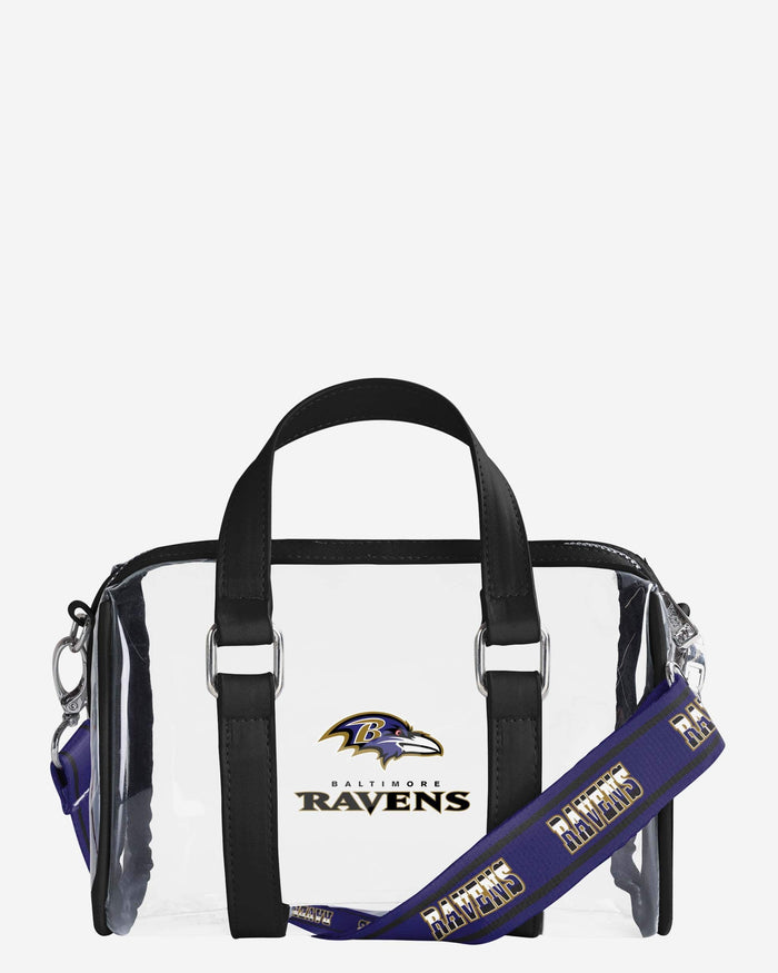 Baltimore Ravens Clear Barrel Bag FOCO - FOCO.com