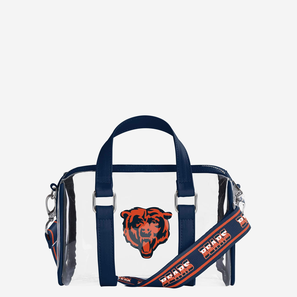 Chicago Bears Clear Barrel Bag FOCO - FOCO.com