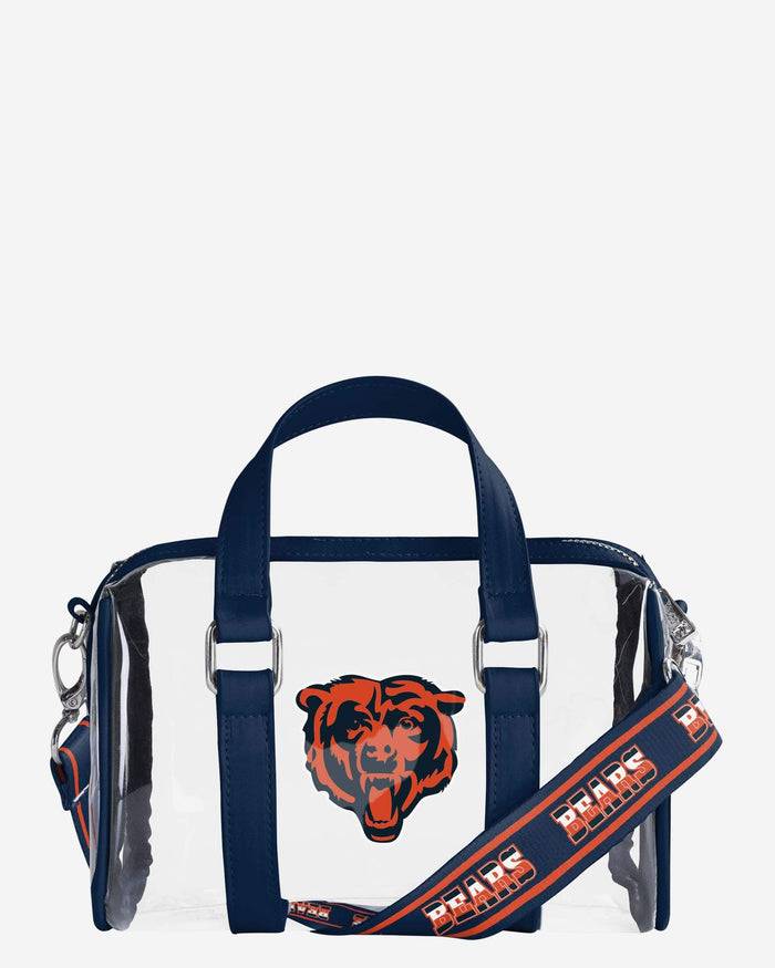 Chicago Bears Clear Barrel Bag FOCO - FOCO.com