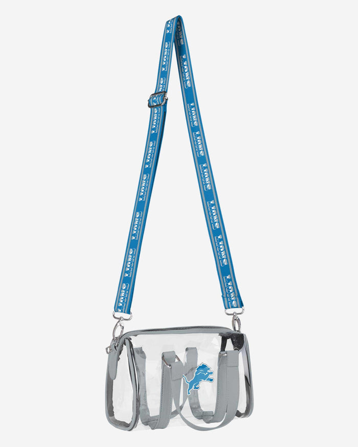 Detroit Lions Clear Barrel Bag FOCO - FOCO.com