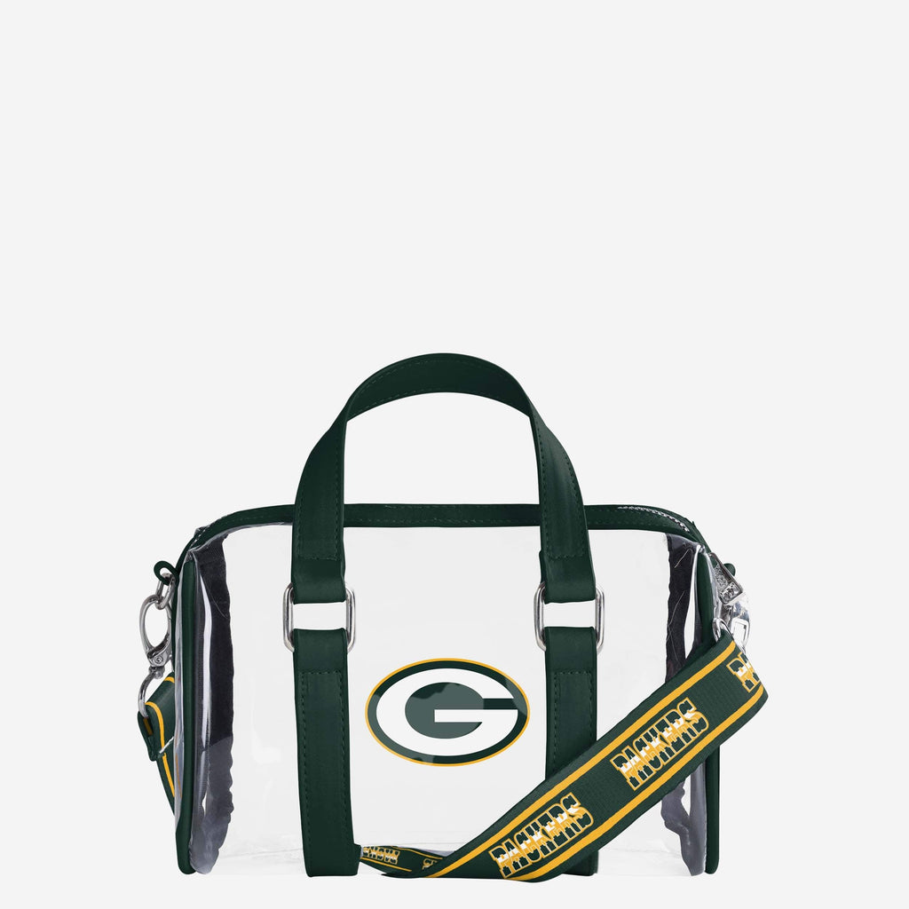 Green Bay Packers Clear Barrel Bag FOCO - FOCO.com