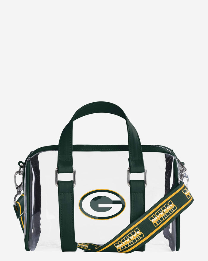 Green Bay Packers Clear Barrel Bag FOCO - FOCO.com