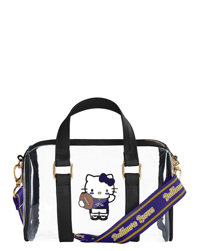 Baltimore Ravens Hello Kitty® Clear Barrel Bag