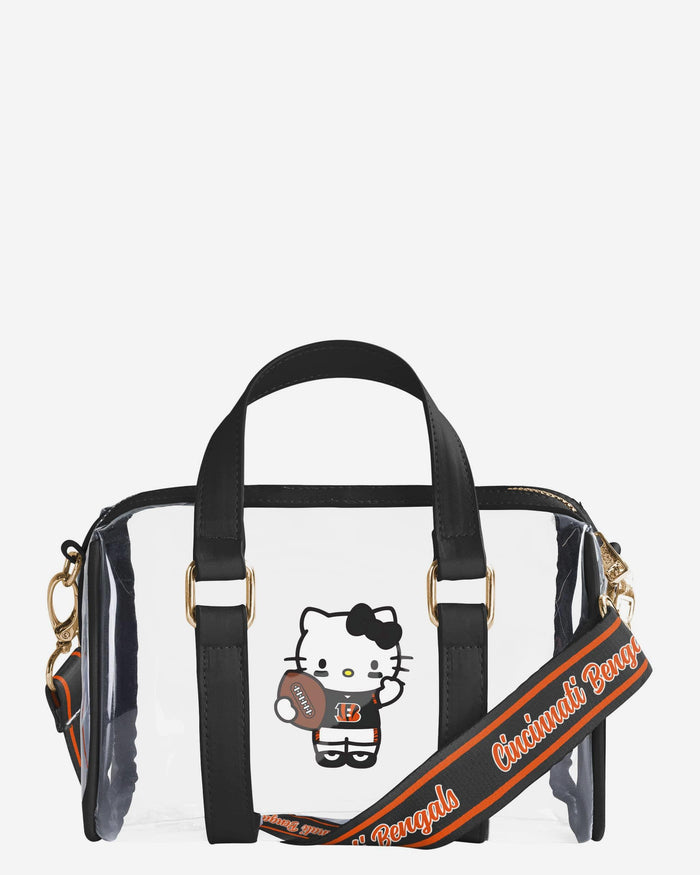 Cincinnati Bengals Hello Kitty® Clear Barrel Bag FOCO - FOCO.com